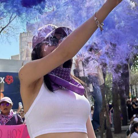 Gala Montes se va contra Karime Pindter tras marcha del 8M