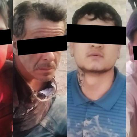 También les encontraron chalecos antibalas y pasamontañas