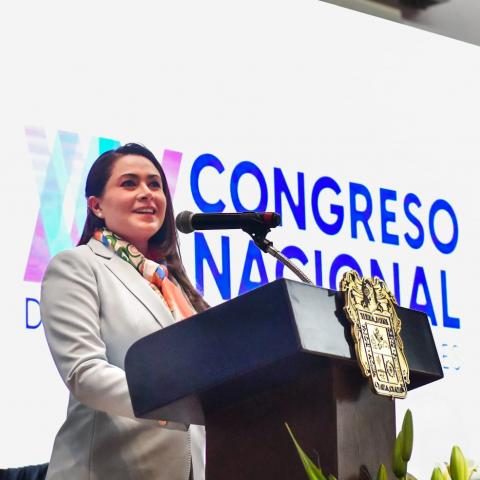 Tere Jiménez en el XXIV Congreso Nacional de Defensorías Públicas Estatales