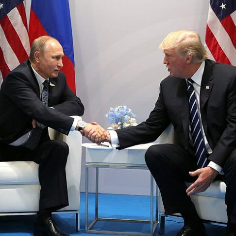 Donald Trump y Vladimir Putin 