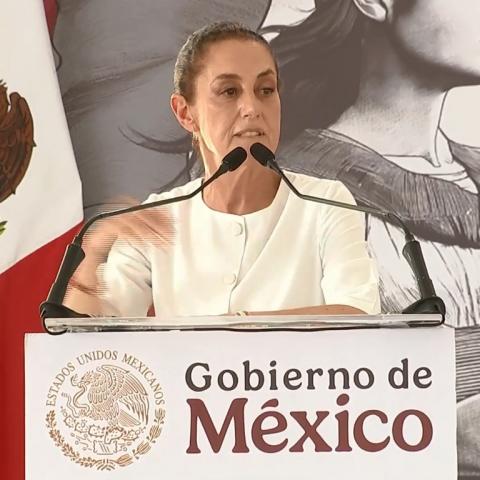"Campañas negras" no servirán, dice Sheinbaum; reitrea su respaldo a AMLO