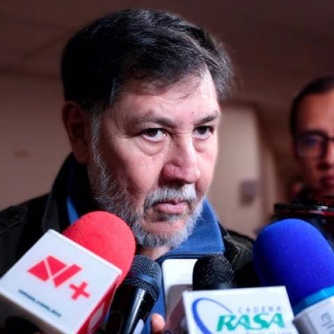 Noroña evita información de sus viáticos  