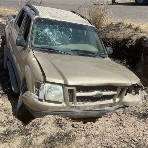 Camioneta accidentada 