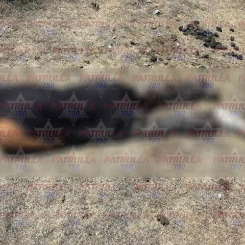 El cuerpo fue localizado en una terracería cerca de la Comunidad Francisco Sarabia