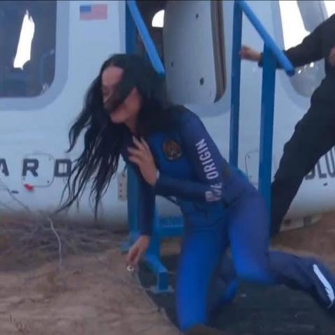 Katy Perry viajó al espacio 