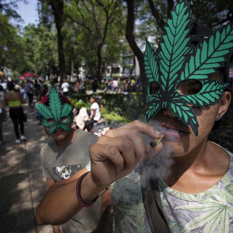 Día Mundial de la Marihuana: marchan en CDMX por el acceso libre al cannabis