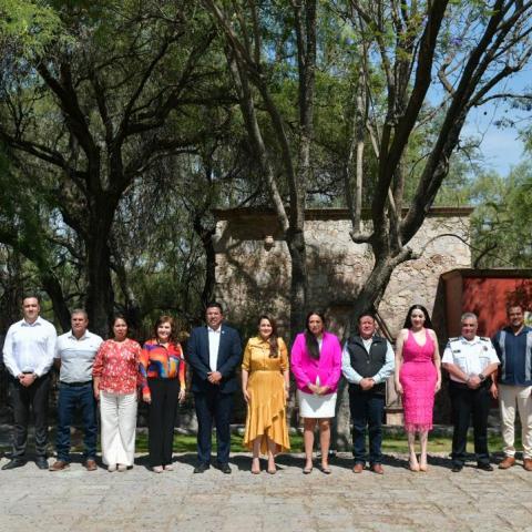 Tere Jiménez y alcaldes 