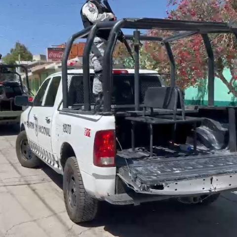 Eran elementos de la Fuerza de Reacción Inmediata de Zacatecas