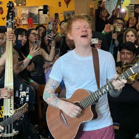Ed Sheeran regresó a México ofreciendo un íntimo show en Garibaldi 