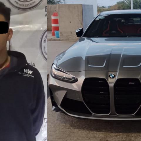 Ladrón y auto
