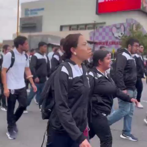 Normalistas de Cañada Honda en Aguascalientes 