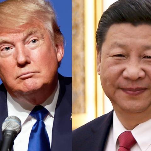 Donald Trump y Xi Jinping 