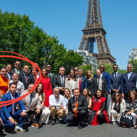 Regidores de Aguascalientes en Paris, Francia. 
