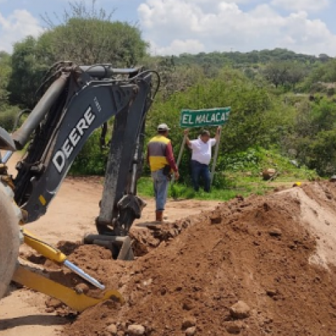 MIAA realiza intervenciones en El Malacate 