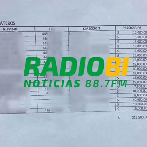 Lista de extorsión a aguacateros 