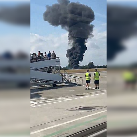 Explosión de avión en Londres