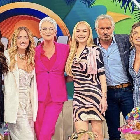 Jamie Lee Curtis de visita en el programa Hoy 