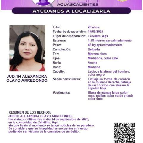 La vieron desnuda y dijo que la habían abusado: Familia de Alexandra pide ayuda para localizarla