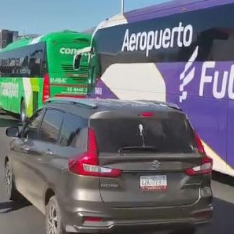 Autobuses retenidos