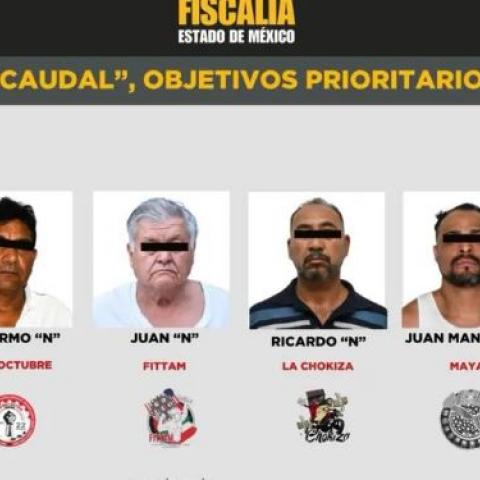 Detenidos por Operación Caudal 
