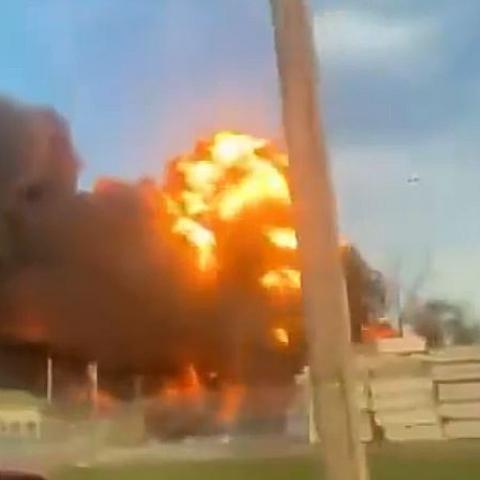 Incendio de avión 