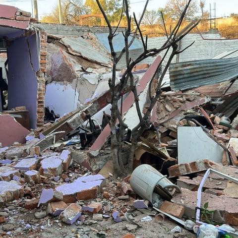 Explosión en Villa de las Palmas 