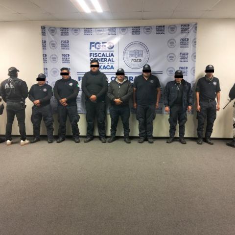 Detenidos en Oaxaca 
