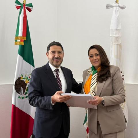 Martí Batres y Tere Jiménez