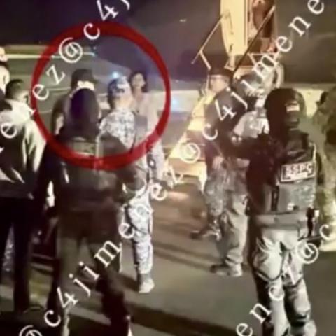 Revelan imágenes de Ángela Aguilar y Christian Nodal siendo escoltados tras ataques en Zacatecas