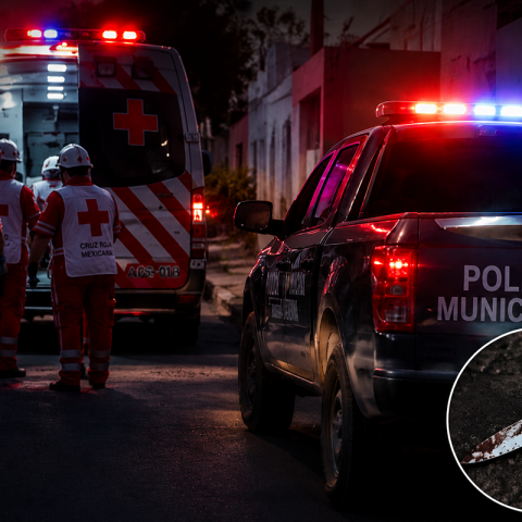 La víctima sufrió 12 heridas de arma blanca en el abdomen y fue trasladada de emergencia al HGZ No. 1 del IMSS