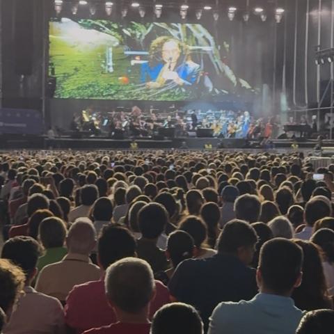Así fue el concierto de gala con figuras internacionales en el Foro de las Estrellas 