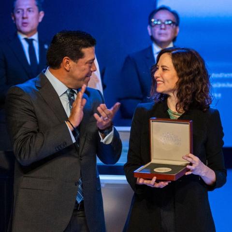 Isabel Díaz Ayuso y Leonardo Montañez