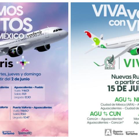 Nuevas rutas aéreas