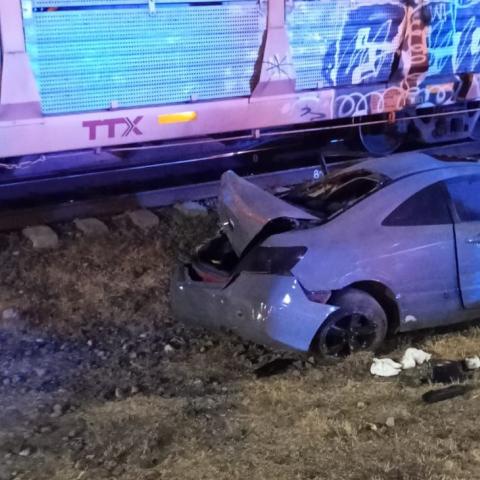 El saldo fue de un joven lesionado que tuvo que ser trasladado a un hospital