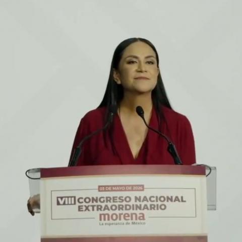 "No es tolerará corrupción en ningún gobierno"; Ariadna Montiel asume la dirigencia de Morena