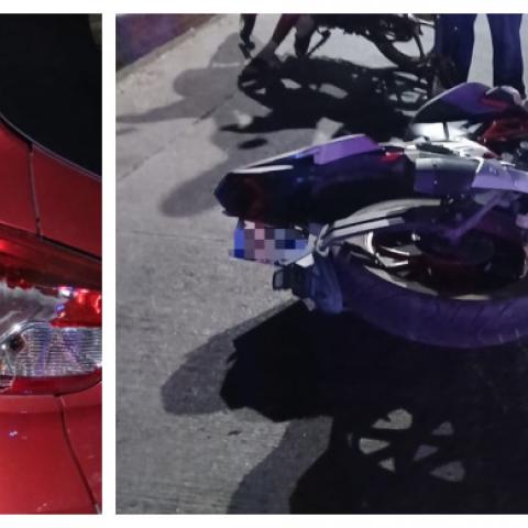 motociclista herido