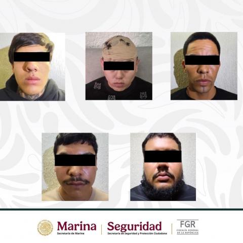 Detienen a seis presuntos integrantes de "Los Deltas" en Jalisco