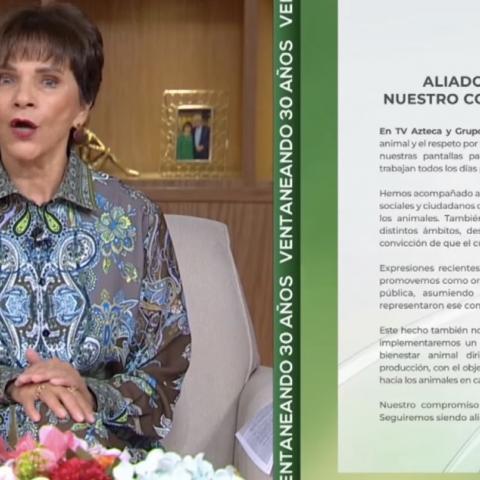 Azteca anuncia medidas tras comentarios contra los perros