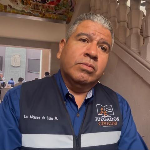 Moisés de Luna Martínez, Dir. Justicia Cívica 