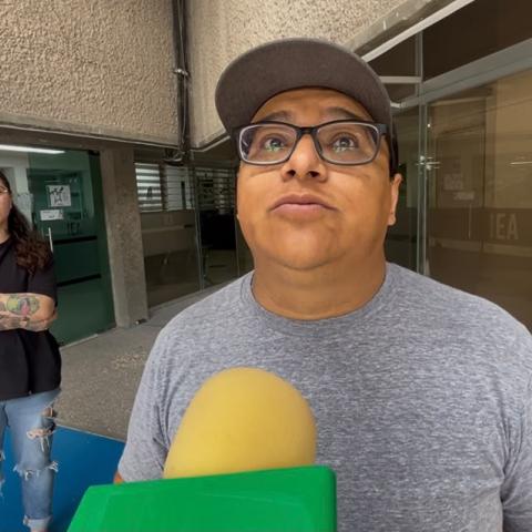 Mauricio Jiménez, padre de familia afectado 