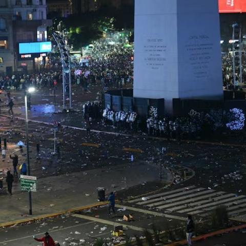 Se registran disturbios en Argentina tras la final del Mundial 