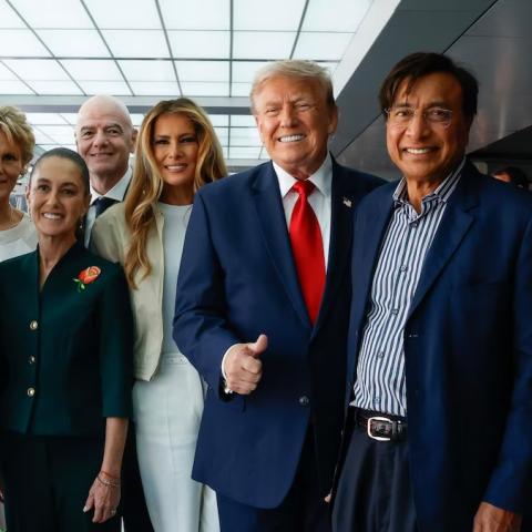 Sheinbaum, Carney y Trump se reúnen en la final de la Copa del Mundo