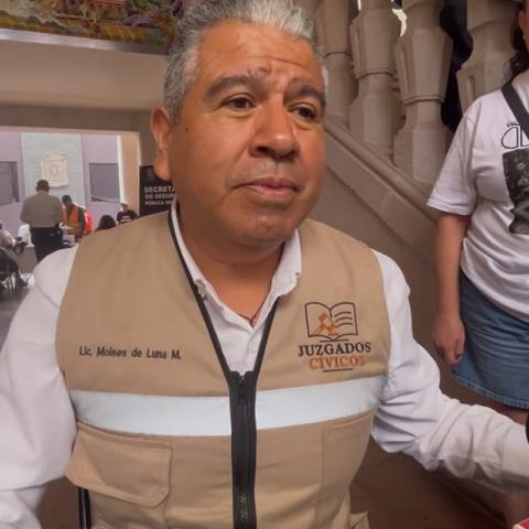 Moisés de Luna Martínez, Dir. Justicia Cívica 