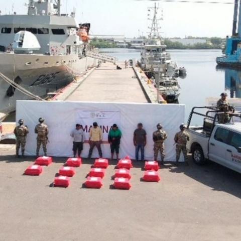 Detienen en Chiapas a grupo que transportaba una tonelada de cocaína