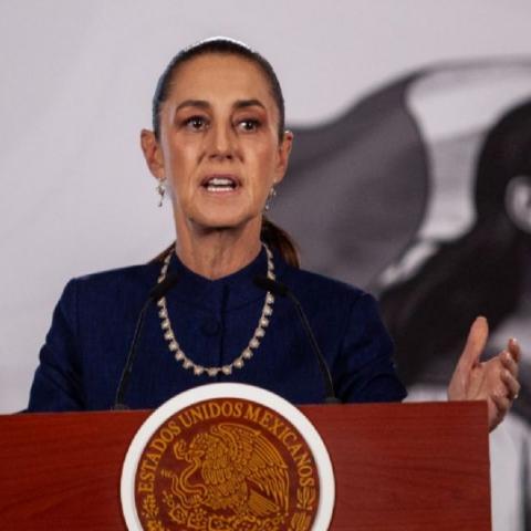 "Me ocupo de todo lo que me corresponde", dice Sheinbaum a críticas por hablar del "Mayo"
