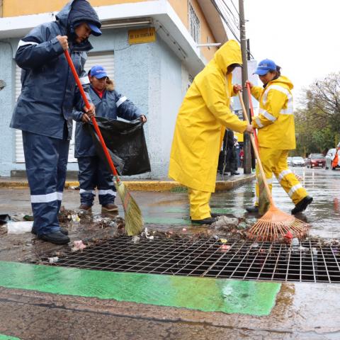 Al menos 271 toneladas de basura se han retirados de caimanes y coladeras en la capital, incluidos muebles y electrodomésticos