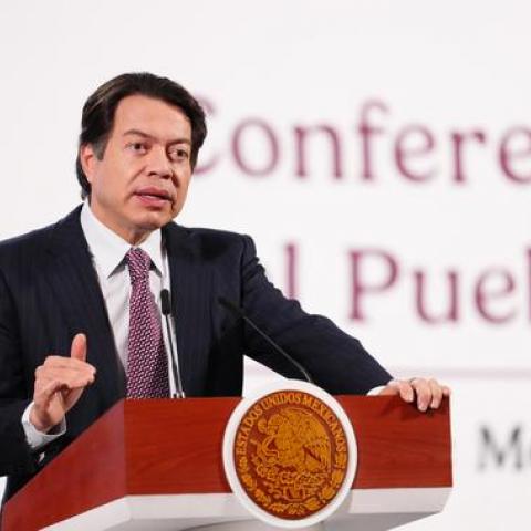 mario delgado educación militarizada mañanera hoy