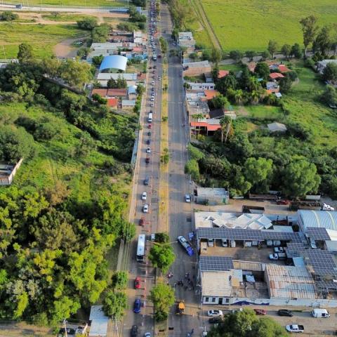 Inicia rehabilitación con concreto hidráulico de la Av. Mahatma Gandhi en Aguascalientes
