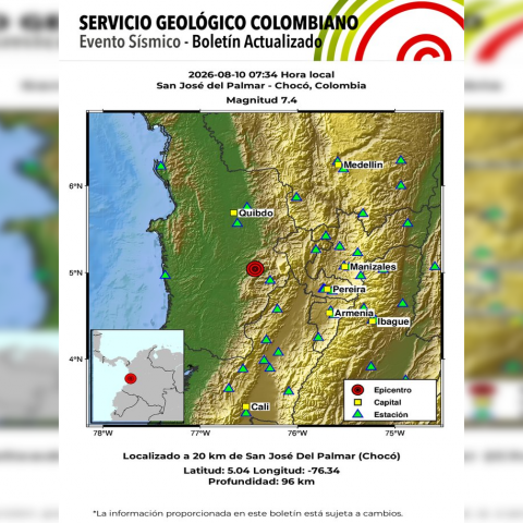 Sismo en Colombia 
