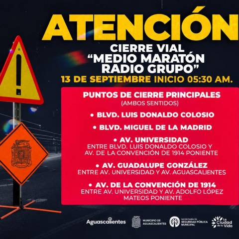 Cierre vial 